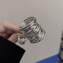 Módní nepravidelné kovové vlasové drápy protiskluzové sponky do vlasů pro ženy a dívky vysoký držák na culík vlasové doplňky sponka