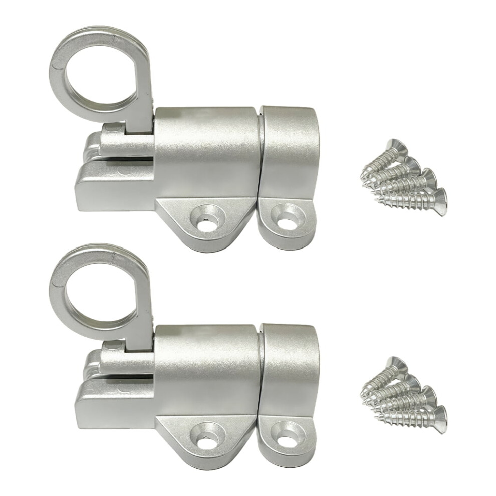 2Pcs Window Gate Security Pull Rings Spring Bounce Door Bolt Automatic Latches Lock Door Hardware Easy To Install 9418476575242
