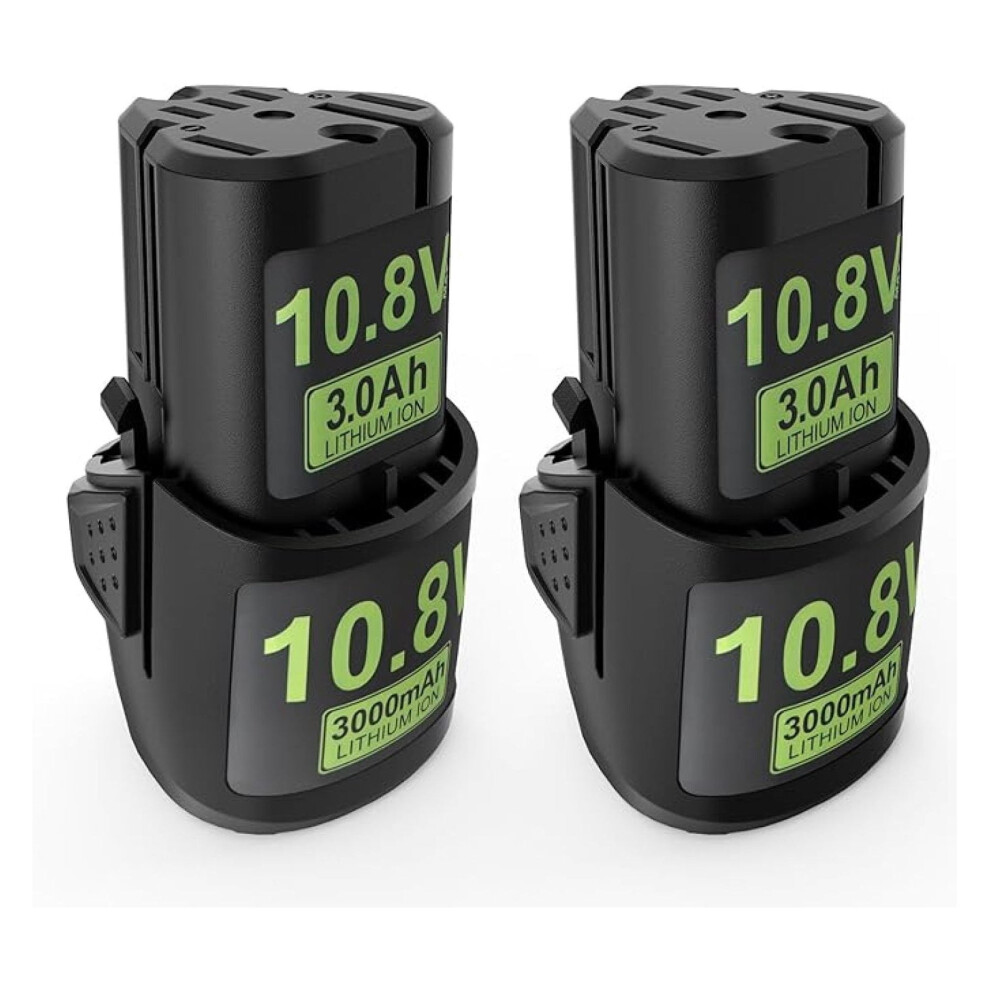 Stihl 10.8V Replacement Battery 2Packs - 3000Mah Li-Ion For Hsa 26, As2, Gta26, Sea20 Cordless Tools - 45154006500 Battery 9418476575112