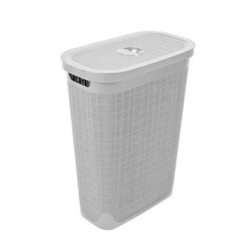Addis Addis Plastic Hessian Design Laundry Basket