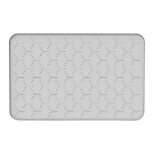Safe and Soft Silicones Cats Feeding Mats Leakproof-Gray