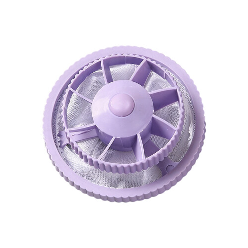 10pcs Universal Laundry Hair Filter Washers Install and-Purple