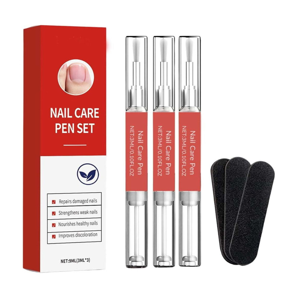 Fungal Nail Pen with Allicin & Undecylenic Acid, Extra Strength Nail Repair for Yellow, Discolored, Thick or Damaged Nails, Toenail & Fingernail Care