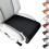 Benstøttepude til bilsæde i memory foam, udtrækkelig, sort 1