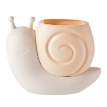 Porta-canetas em formato de caracol – Organizador de mesa multifuncional para canetas, maquiagem e materiais de escritório | Organizador de arte