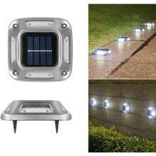 Solar Lights Outdoor Garden, 2 Pack Solar Fence Lights Outdoor Waterproof Solar Wall Light for Yard Deck Roof Patio Stairway Gate Lighting Decoration