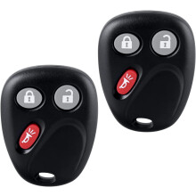 Sleutelloze toegang afstandsbediening LHJ011, compatibel met Chevy/GMC/Hummer/Cadillac modellen van 2003-2007 – 3 knoppen, 2 stuks