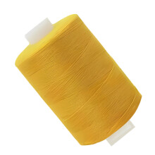 Gelbes Polyester-Nähgarn, 1000 Yards, Stärke 402