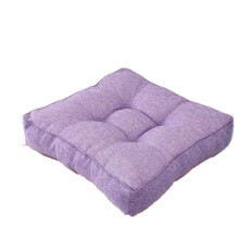 Cojín cuadrado morado para suelo, 40x40x10cm