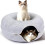 Peekaboo Cat Cave Bed – Scratch-Resistant Donut Tunnel 1