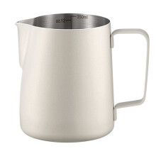 Stainless Steel Milk Frothing Pitcher with Measurement Marks & Latte Art Pen – Compatible with Espresso Machines