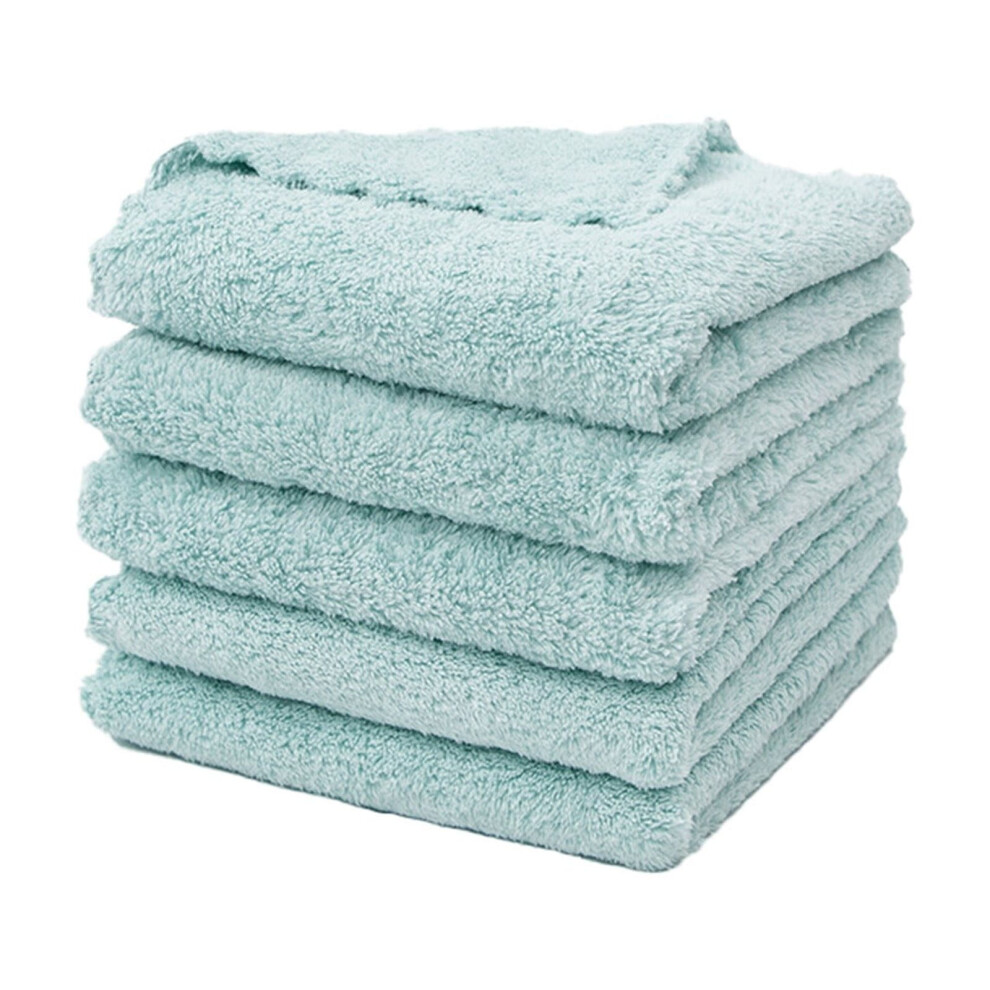 1 Pc Microfiber Cleaning Cloth, 9.8"X9.8", Absorbent & Reusable, For Kitchen, Windows, Car Care Â Compatible With All Surfaces Green/White/Yellow 9399596549750