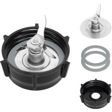 Pièces de rechange CNF compatibles avec les blenders Oster : lames à glace, base en ABS, lame en acier inoxydable, 2 joints toriques en caoutchouc