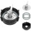 CNF blender reservedele kompatible med Oster blender: Isblade, ABS-base, rustfri stålblad, 2 gummi-O-ringe 1