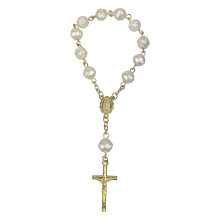Acrylic Finger Rosaries Baptism Rosary Favor Small Rosary with Party Favor for Communion Baptism Wedding Party