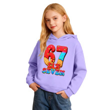 Boys Graphic Print Hooded Pullover Sweatshirt with Pocket – Soft, Lightweight Fleece Hoodie for Kids & Youth, Casual Streetwear