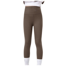 High-Waisted Slim Fit Pure Color Leggings for Girls 12-14, Yoga & School Casual Wear – Compatible with Coffee