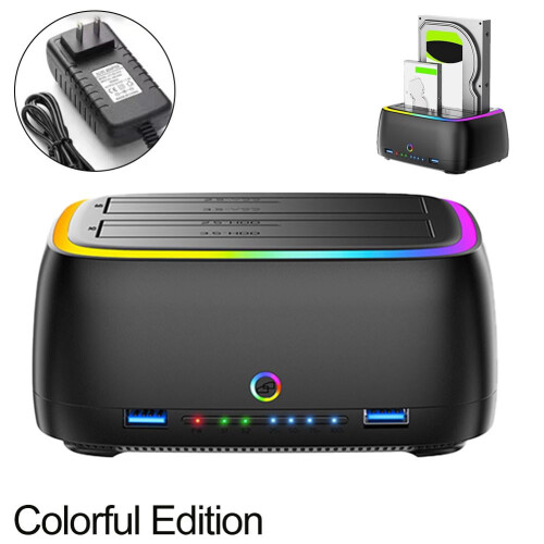 Σταθμός σύνδεσης USB3.0HDD για μονάδες δίσκου 2,5"/3,5" 7 σε 1