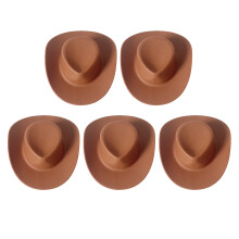 Cowboy Hat for Crafts Hat Western Hat for Decorating Miniature Dolls Hat Toy Party Hat Cowgirl Hat 5/10PCS