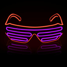 led light up glasses party,led glasses for adults party, Luminous Glasses For Parties, EL Glasses Costumes for Party