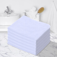 Lot de 6 serviettes ultra-absorbantes, serviettes de bain et de cheveux à séchage rapide, serviettes de nettoyage douces, épaisses et moelleuses