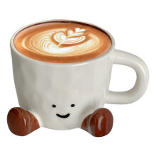 Cute Mug Decorative Kitchen Drinkware Ceramic Funny Coffee Cup for Latte Water Milk Hot Cocoa Cold Hot Drinks Beverages amiable