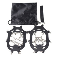 Crampons Ice Cleats Safety Traction Cleats Snow Ice Grips 23 Spikes fit Boot/Shoes for Adults Hiking Walking on The Ice