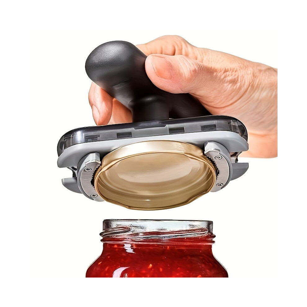 1pc Adjustable Bottle & Jar Opener â Easy-Grip Manual Tool, Durable ABS, Compatible with Most Bottles/Jars