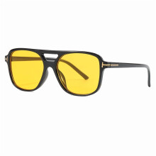 Lunettes de soleil aviateur tendance pour femmes, double pont, surdimensionnées, ovales, design classique aux couleurs acidulées, protection UV400
