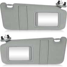Toyota Camry 2007–2011 Zonnekleppen met verlichting – Grijs