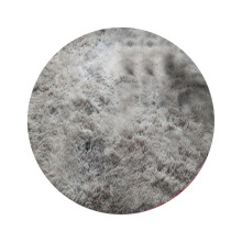 Tapis rond moelleux Ă poils longs 60x60cm