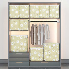 Waterdichte, opvouwbare kledingkastorganizer van 180 liter, gemaakt van Oxford-stof, voor kleding en beddengoed, beige – geschikt voor standaard