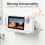Waterproof Shower Phone Holder with Bluetooth Speaker 1pc 1