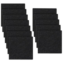Lot de 12 filtres de rechange anti-odeurs pour poubelle, activés par Ch, 0k928