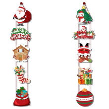 Décorations de Noël extérieures : bannière « Joyeux Noël », drapeau à suspendre pour la décoration intérieure, rideau de porte,