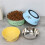 Conjunto de tigelas duplas para cães em aço inoxidável, 7,8 polegadas, azul, antiderrapante. 1