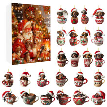 Calendário do Advento para Casais com 24 Miniaturas para Pendurar