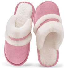 Hyggelige hjemmesko til kvinder, indendørs og udendørs, bløde hjemmesko med memory foam, skridsikker sål, gaver til kvinder, mor, kæreste, damer