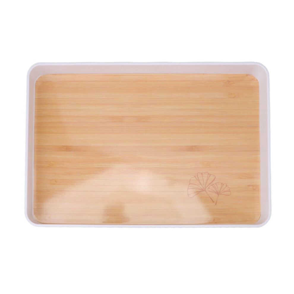 Rectangular Plastic Tray 35x23 cm Stackable Durable
