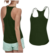 Dame sommerens ensfarget tanktopp med legg og doble stropper, pustende og hurtigtørkende for yoga, trening, treningsstudio, utendørs – kompatibel