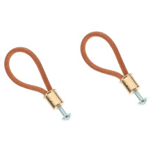 Lot de 2 poignées de tiroir rustiques en corde, style ferme, pour portes de placard, 6,5 x 1,5 x 1,2 cm