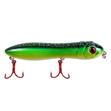 Esche artificiali da pesca a forma di gamberetto con coda a paletta, 10 cm (confezione da 2)