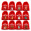 Pluche cadeautasjes met trekkoordsluiting, set van 12 1