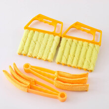 Brosse de nettoyage pour stores vénitiens et mini-stores | Tête de brosse amovible | Nettoyage simultané de 6 stores | Format portatif | Matériau