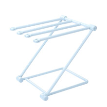 Suporte para toalhas de cozinha, escorredor de pratos e panos de prato para bancada, com 4 braços, organizador de copos e suporte para