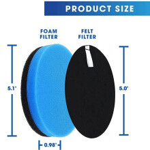 Kit de filtro para aspiradora Bissell 2998 2999 2849 3000 3057 2849 28524, pieza 1625641