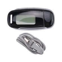 Step Counter Walking 3D Pedometer Black