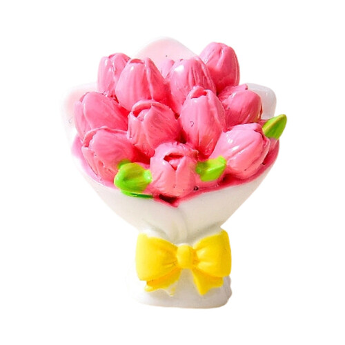 Sortierte Mini-Blumenornamente aus Kunstharz, 1,5 cm