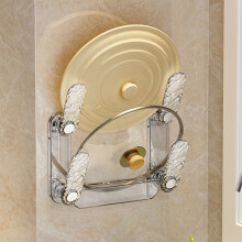 Wall Mounted Pot Lid Holders Rack, Kitchen Shelves for Plates Storage, Household Draining Organizer for Pots, Pans, and Lids