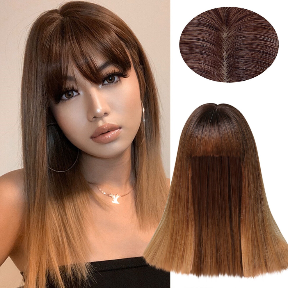 Human Hair Wigs For Women Holiday Bob Curly Cosplay With Bangs Women's Shoulder Wig Long Party Hair Daily